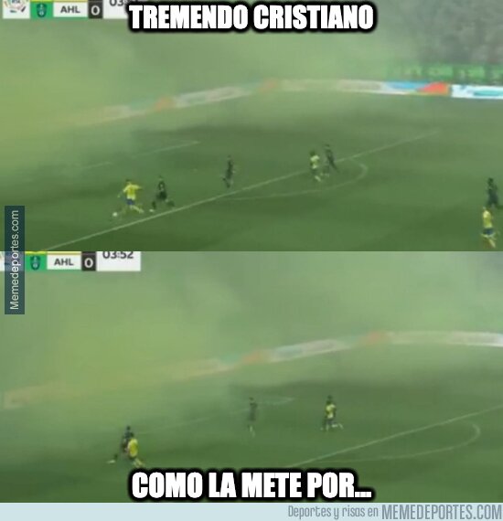 1196301 - El gol de Cristiano contra el Al Ahli que nadie sabe por donde ha entrado