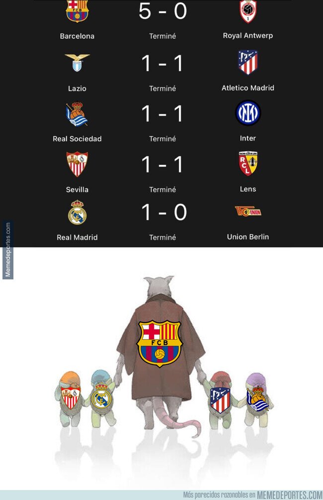 1196353 - El Barça, por una vez, salva el honor en Champions