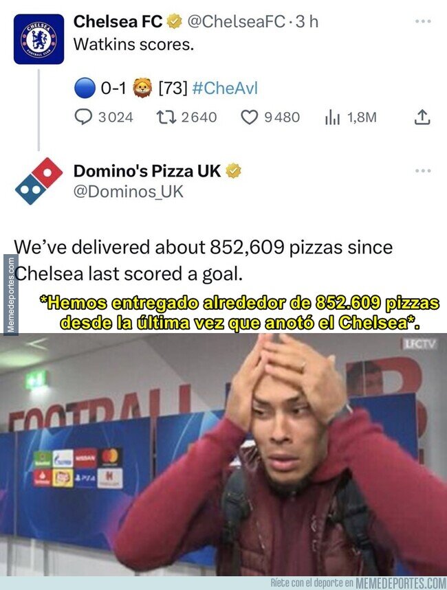 1196545 - ¿Y este vacile de Domino's Pizza al Chelsea?