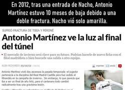 Enlace a Nacho Fernandez es un jugador sucio e impune. Que bien oculto lo tenían.