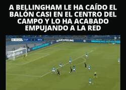Enlace a Bellingham empuja balones y rompe ortos