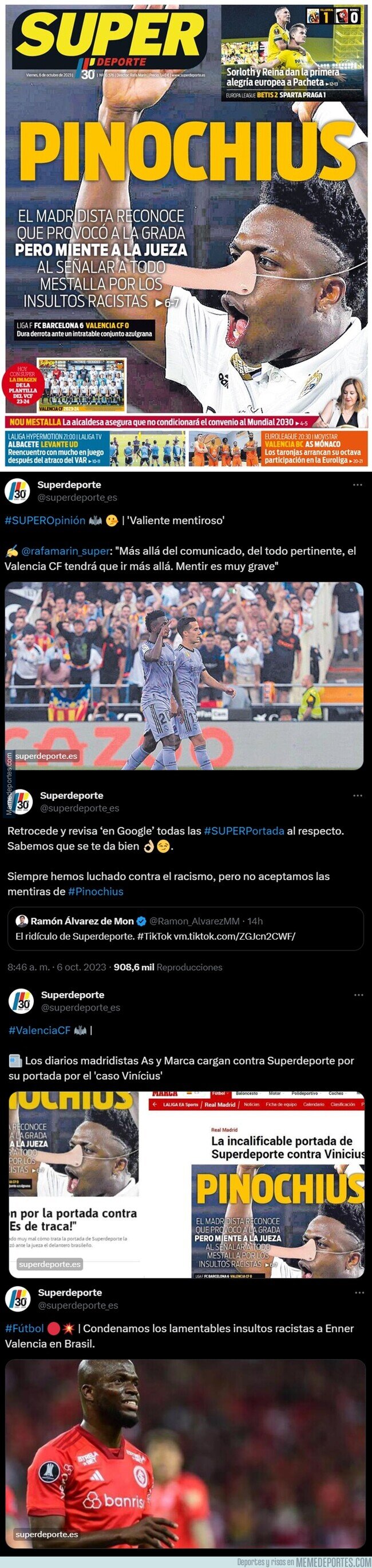 1197238 - Todos los pasos que ha dado Superdeporte en su cruzada contra Vinicius
