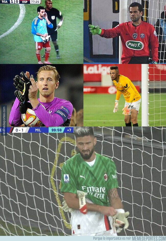 1197308 - Giroud, el último portero improvisado