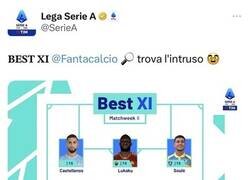 Enlace a Pero mira nada más a quien pusieron en el 11 de la fecha en Italia...