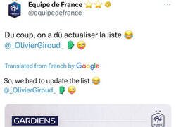 Enlace a Un intruso entre los porteros de Francia