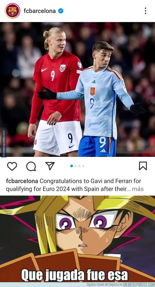 1197868 - ¿Qué hace el Barça subiendo una foto de Haaland a su Instagram?