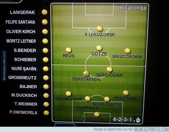 1198080 - El equipazo del Dortmund en el PES 2013
