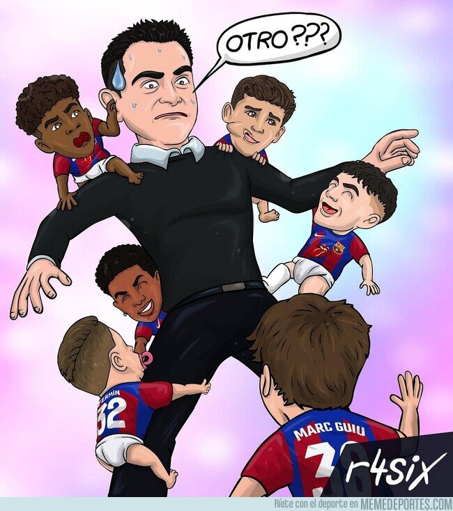 1198160 - A Xavi no dejan de salirle niños, por @r4six