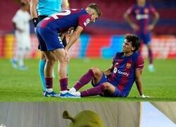 Enlace a La primera reacción de los culés al ver a Joao sustituido