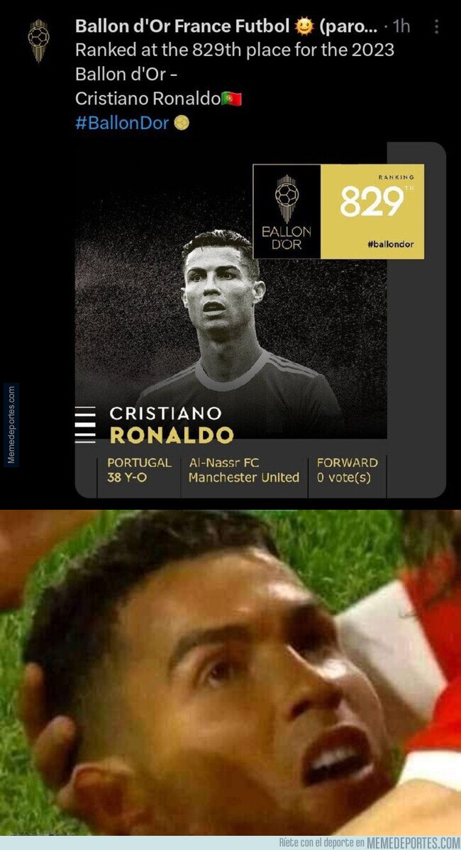 1198404 - ¿Alguien sabe cómo quedó Cristiano en el Balón de Oro?