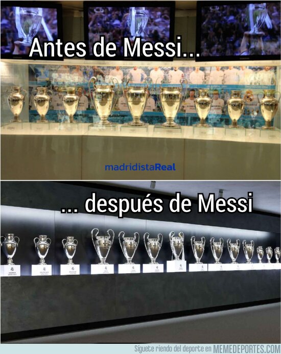 1198459 - Y el Barça y el PSG juntos 4. Pero COMPLETÓ el fútbol, el MADRIDISMO ACOMPLEJADO por Messi y LLORANDO, la peor pesadilla DEL MADRID y esas cosas...