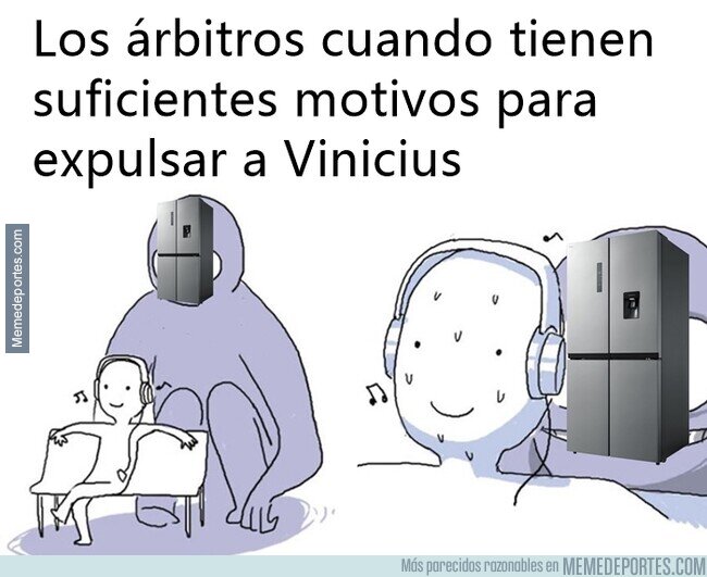 1198607 - El árbitro que expulse a Vinicius desciende de categoría. Lo sabemos todos