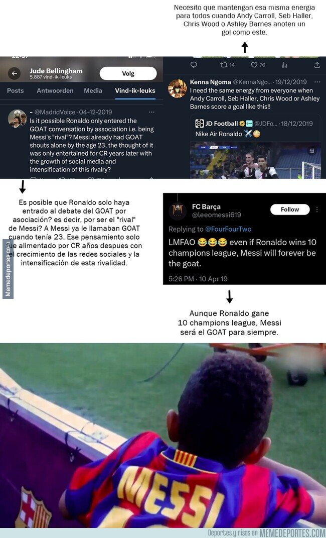 1198613 - Nuevo lío con Bellingham al descubrir likes a tweets donde atacan fuertemente a Cristiano