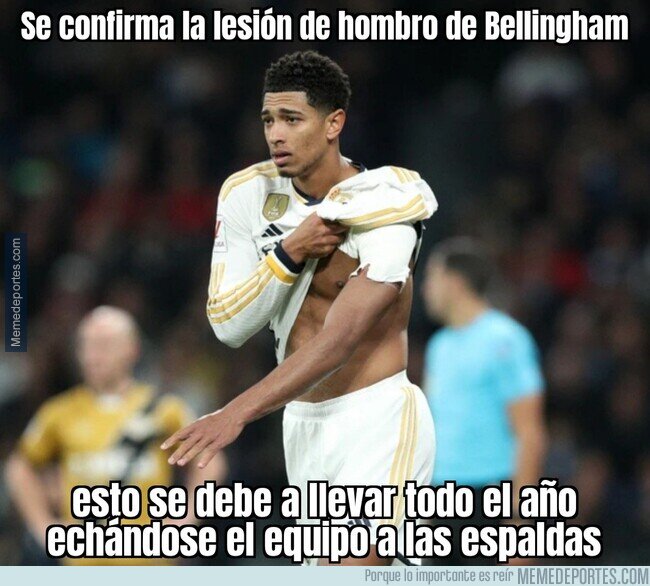 1198633 - Bellingham se resiente del hombro