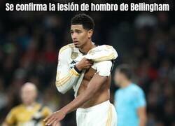 Enlace a Bellingham se resiente del hombro