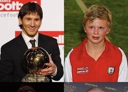 Enlace a Haaland en el primer y último balón de oro de Messi