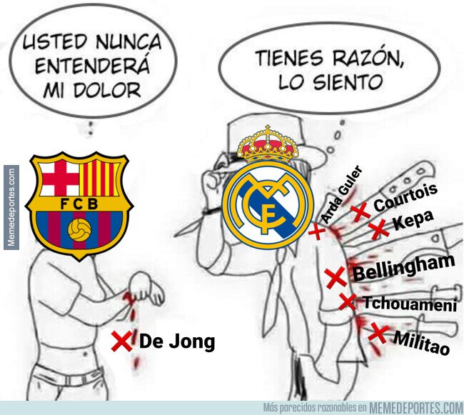 1198925 - ¿Quién ha tenido más bajas en los últimos partidos?