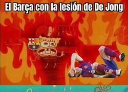 Enlace a El Barça acusa más una baja que el Madrid nueve