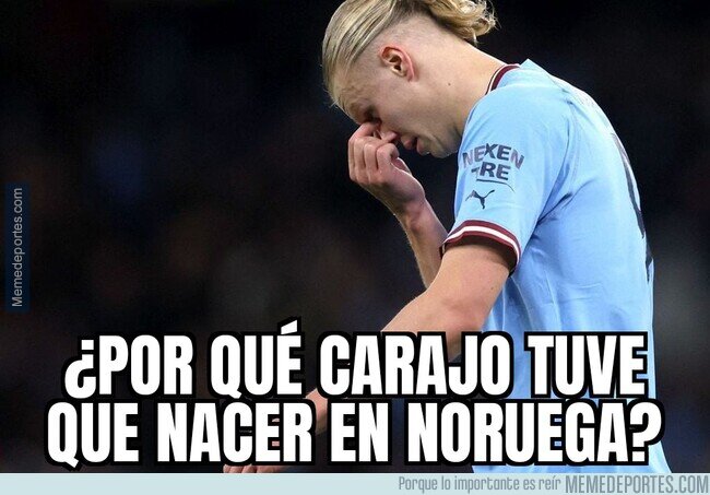 1199034 - Haaland no va a vivir feliz jugando para Noruega.