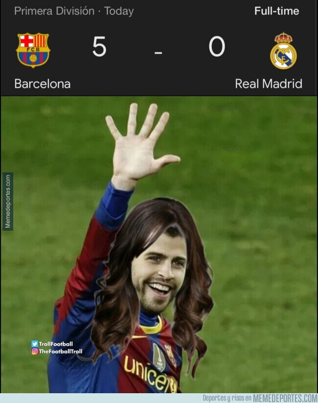 1199040 - La costumbre del Barça de golear al Madrid