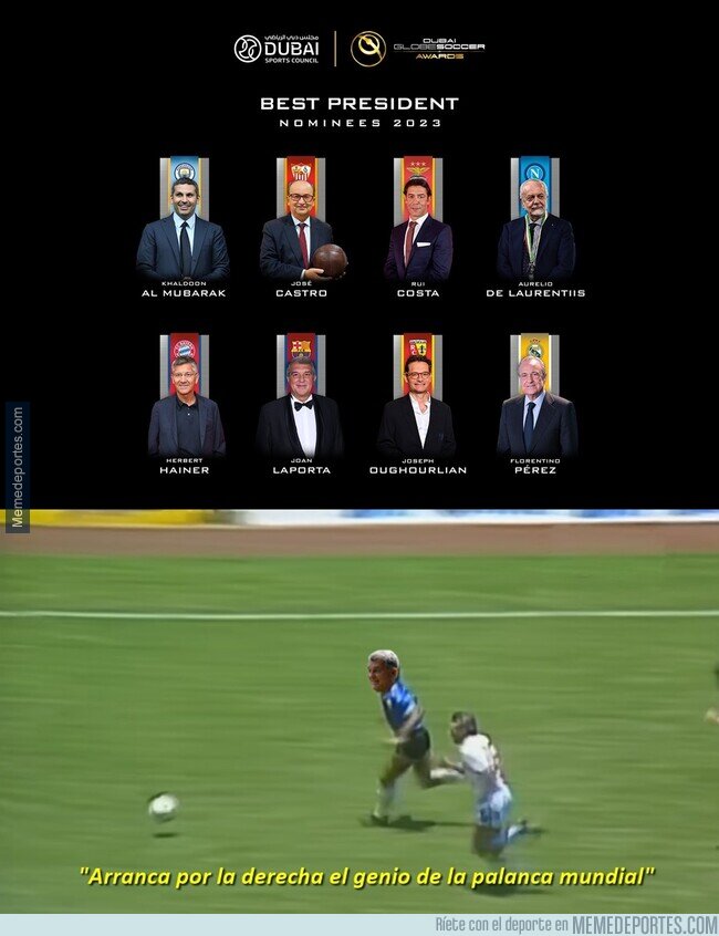 1199057 - Laporta nominado a mejor presidente del año. Yo que sé...