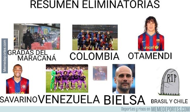 1199087 - Resumen de la eliminatoria sudamericana