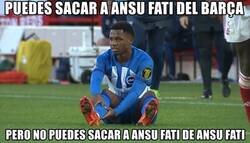 Enlace a Otra vez se rompió Ansu Fati