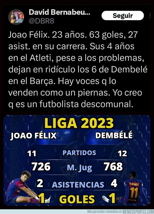 1199219 - Muy muy en ridículo y no precisamente a Dembele