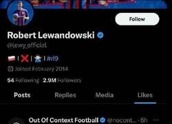 Enlace a Ojito al último like de Lewandowski