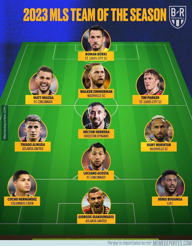 1199260 - Adivinen quién no está en el equipo de la temporada de la MLS