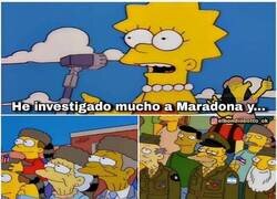 Enlace a Maradona fue...