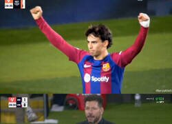 Enlace a Esa cara del Cholo es impagable