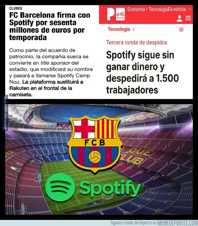 1199437 - Momento exacto en el cual empezó a hundirse Spotify