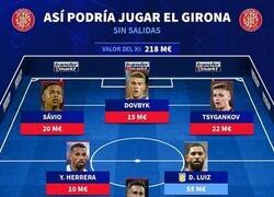 Enlace a El 11 que tendría el Girona sin salidas