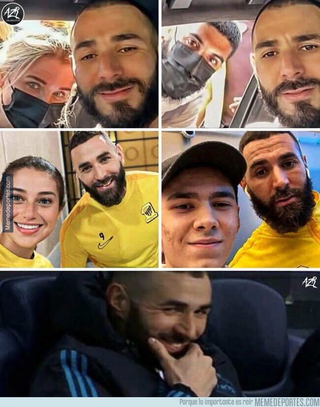 1199551 - Karim sabe cuando sonreír en las fotos