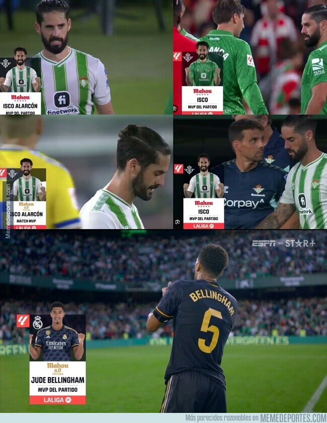 1199594 - Isco, robado de un premio MVP para consentir a la estrellita de España