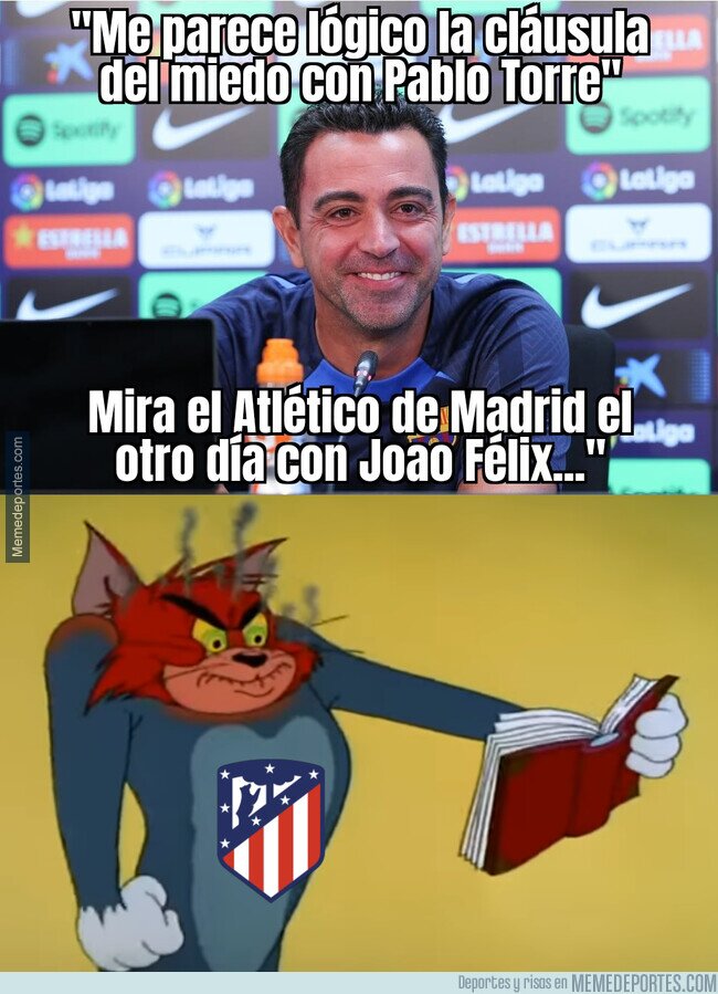 1199607 - Lo de Xavi con el Atleti parece ya canchondeo