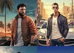 Enlace a Futbolistas como personajes del GTA