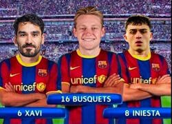 Enlace a Así se ve el centro del campo del Barça