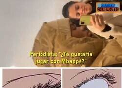 Enlace a Endrick recién aterrizado en Madrid y ya sabe pa' donde tira la prensa en España