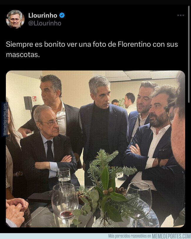1199831 - Florentino y sus mascotas, por @Llourinho