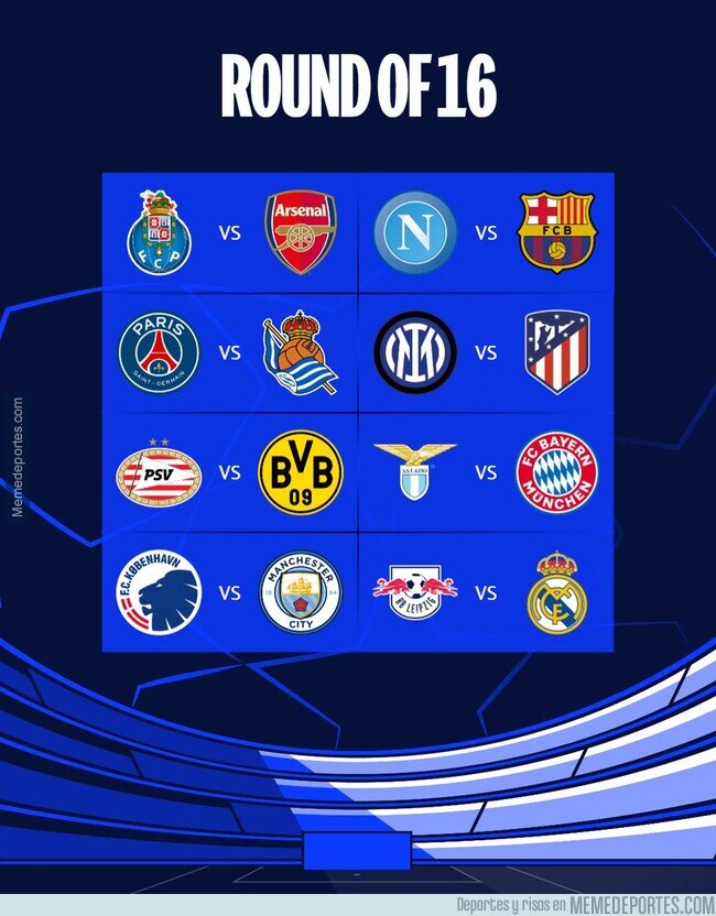 1199864 - Así quedan los octavos de Champions