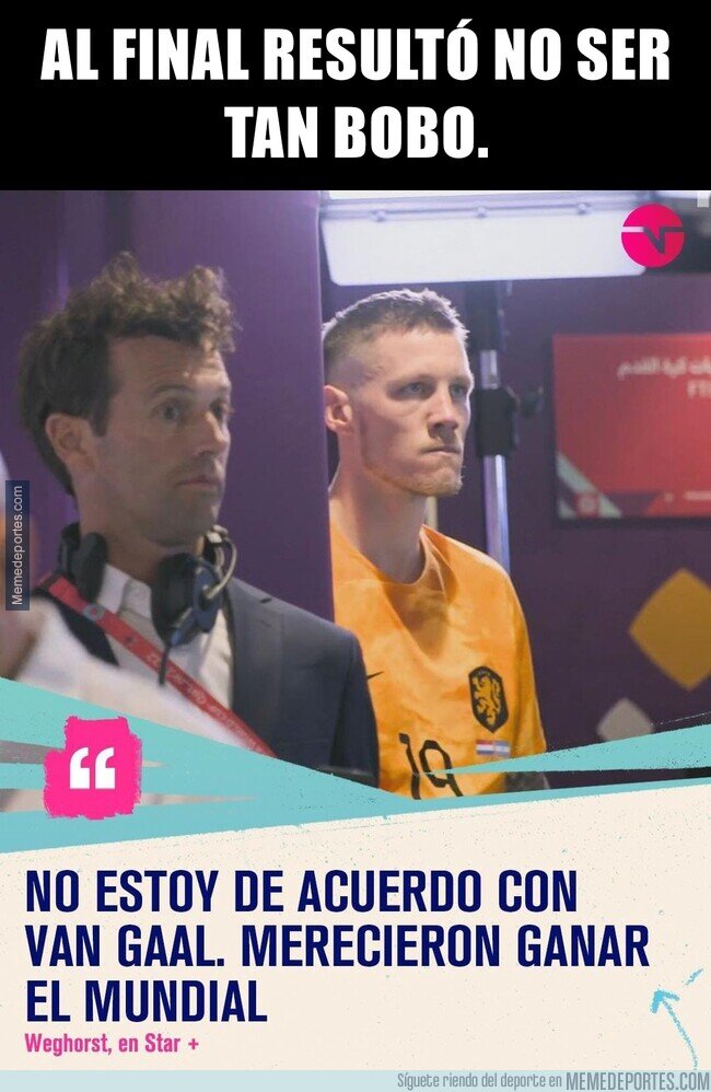 1199976 - Otro jugador de Holanda vuelve a discrepar con Van Gaal