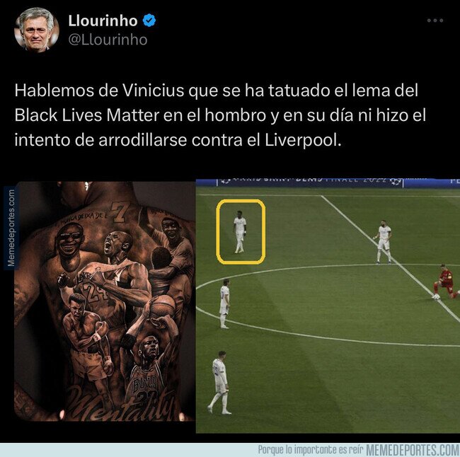 1200167 - La hipocresía de Vinicius, por @Llourinho