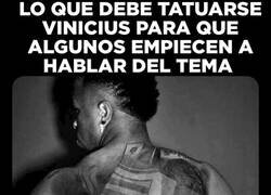 Enlace a A ver si se tatúa esto Vinicius. Igual así empiezan a hablar de los fraudes y delitos