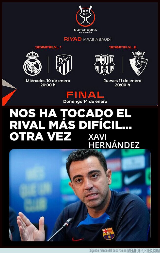 1200333 - La mala suerte del Barça se Xavi no cesa