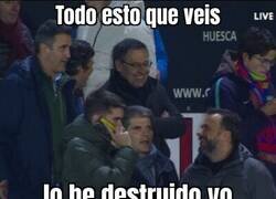 Enlace a Bartomeu en las gradas de Barbastro