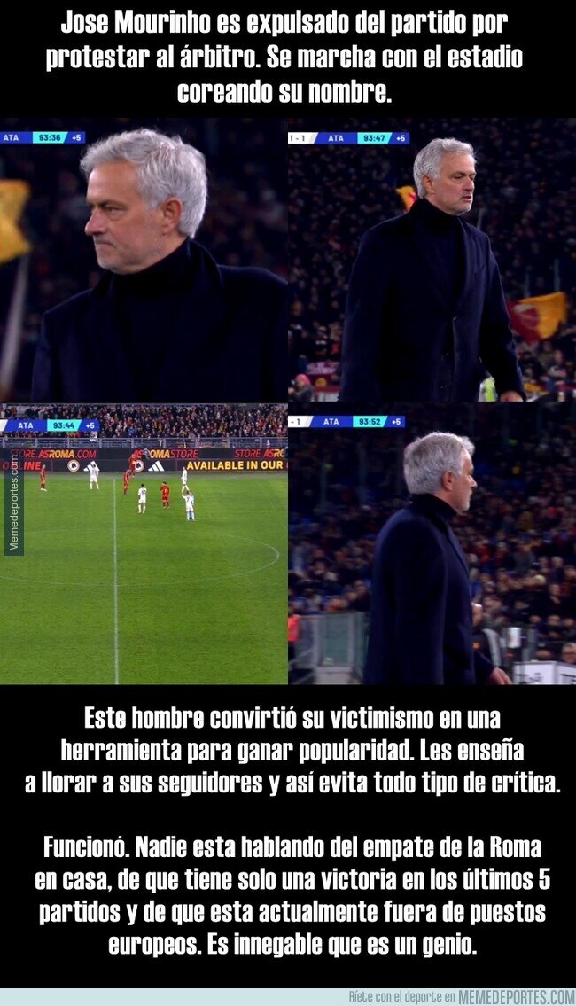 1200399 - Mourinho es mejor en los micrófonos que en la pizarra.
