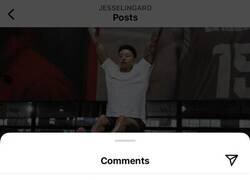 Enlace a Ojito al comentario de Scholes a Lingard por Instagram