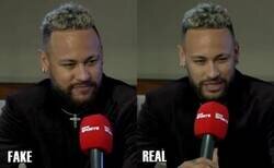 Enlace a Ojo con el último fake sobre Neymar. Seamos haters responsables.